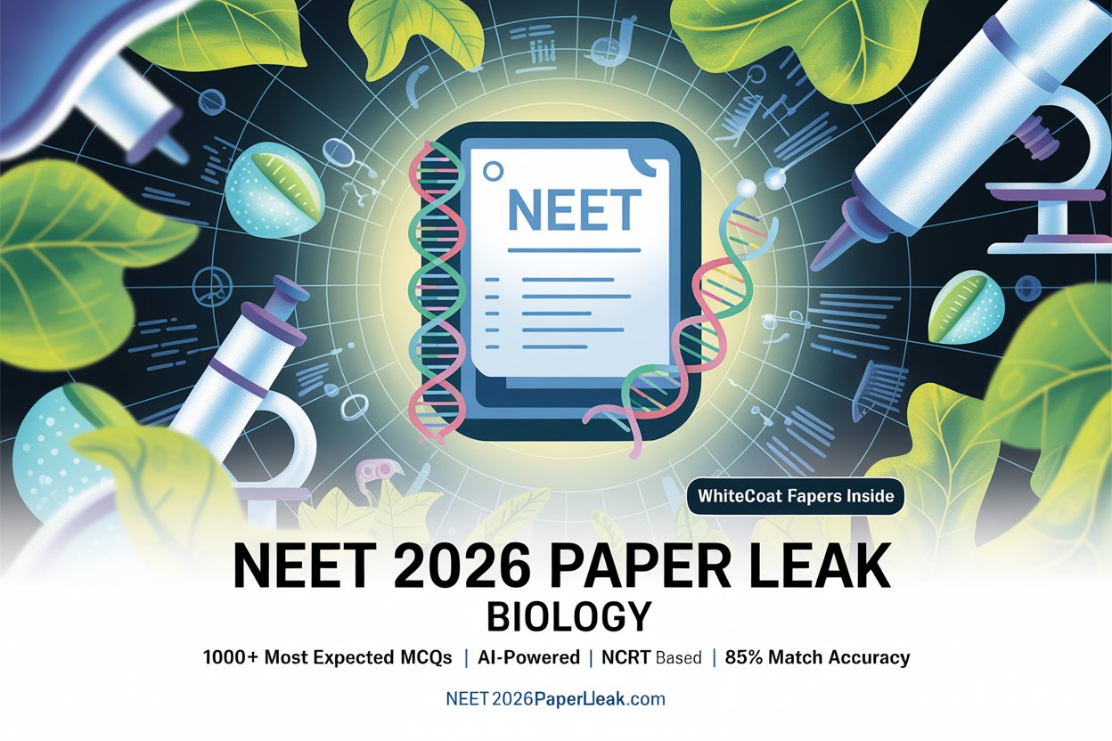 NEET 2026 Paper Leak Biology