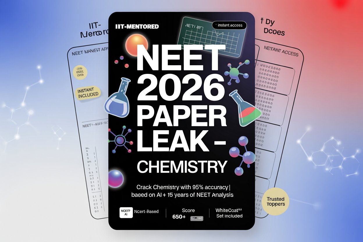 NEET 2026 Paper Leak Chemistry