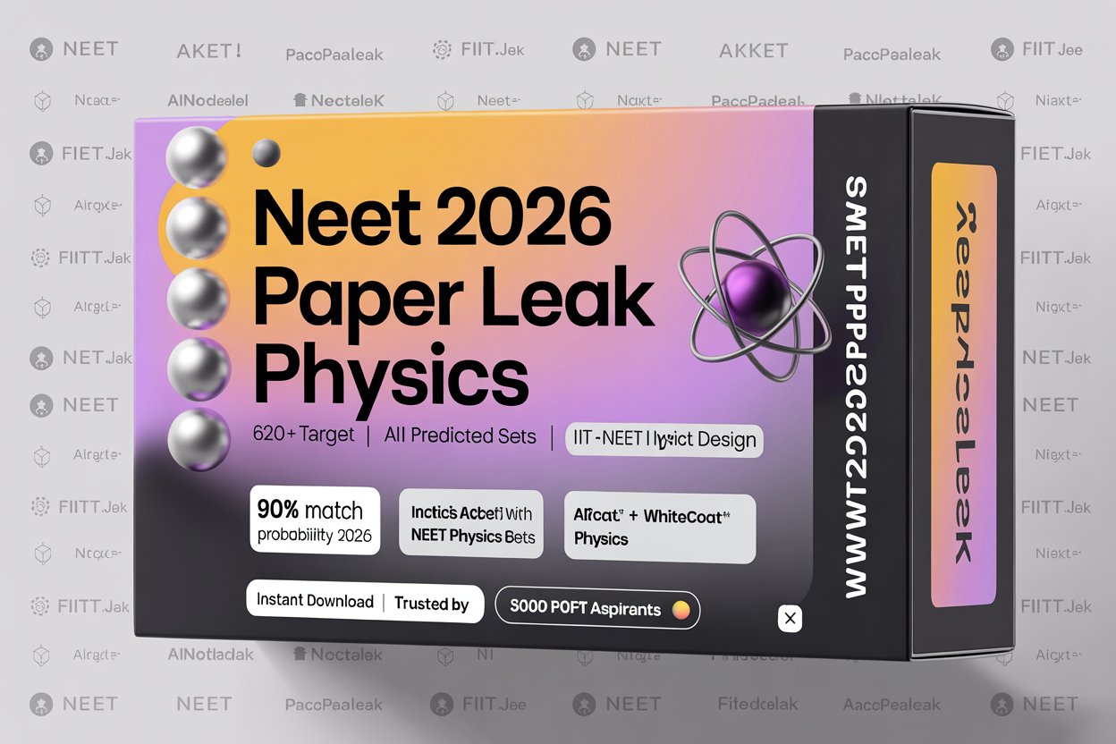 NEET 2026 Paper Leak Physics